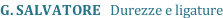 G. SALVATORE   Durezze e ligature